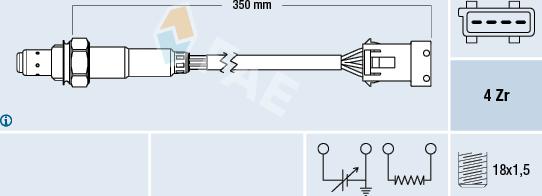 FAE 77630 - Sonda lambda www.autoricambit.com