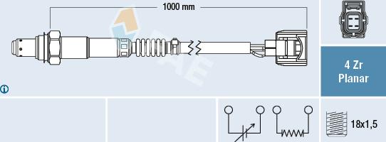 FAE 77620 - Sonda lambda www.autoricambit.com