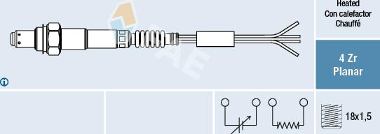 FAE 77005 - Sonda lambda www.autoricambit.com