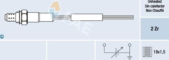 FAE 77002 - Sonda lambda www.autoricambit.com