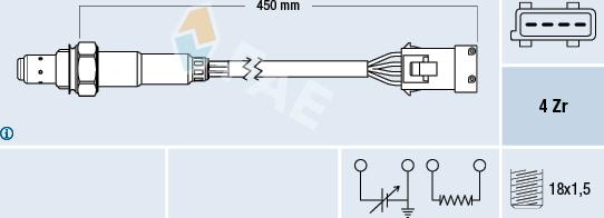 FAE 77165 - Sonda lambda www.autoricambit.com