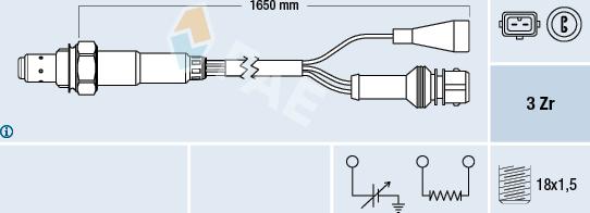 FAE 77109 - Sonda lambda www.autoricambit.com