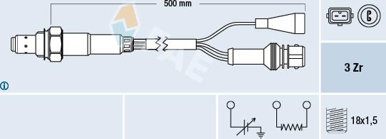 FAE 77105 - Sonda lambda www.autoricambit.com