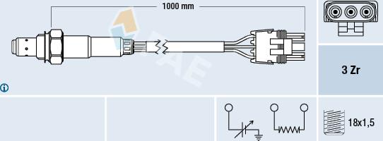 FAE 77119 - Sonda lambda www.autoricambit.com