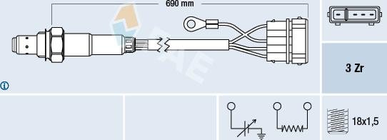 FAE 77111 - Sonda lambda www.autoricambit.com