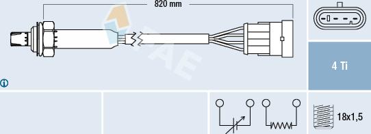 FAE 77184 - Sonda lambda www.autoricambit.com