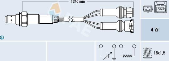 FAE 77125 - Sonda lambda www.autoricambit.com