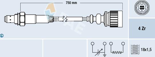 FAE 77176 - Sonda lambda www.autoricambit.com