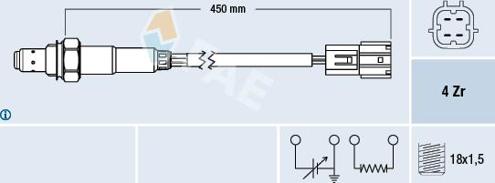 FAE 77394 - Sonda lambda www.autoricambit.com