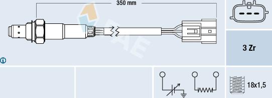 FAE 77390 - Sonda lambda www.autoricambit.com