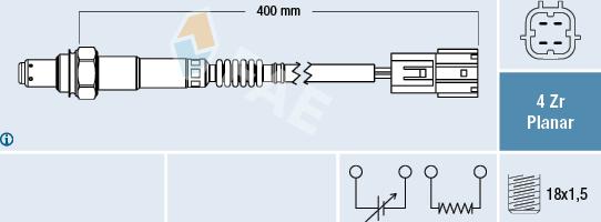 FAE 77392 - Sonda lambda www.autoricambit.com