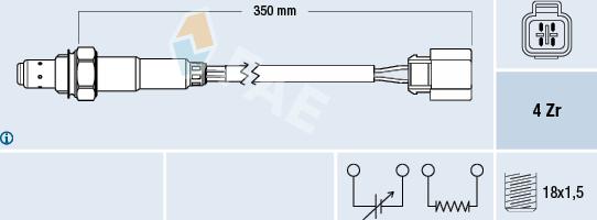 FAE 77349 - Sonda lambda www.autoricambit.com