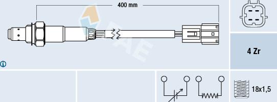 FAE 77346 - Sonda lambda www.autoricambit.com