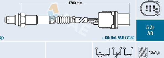 FAE 77363 - Sonda lambda www.autoricambit.com