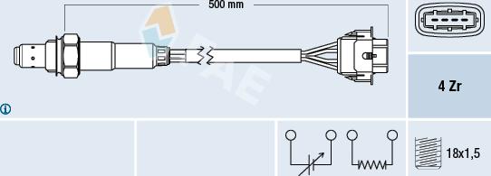 FAE 77303 - Sonda lambda www.autoricambit.com