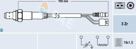 FAE 77381 - Sonda lambda www.autoricambit.com