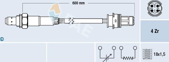 FAE 77338 - Sonda lambda www.autoricambit.com