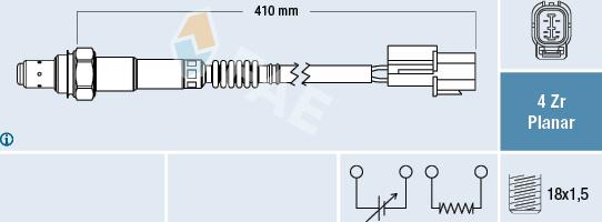 FAE 77320 - Sonda lambda www.autoricambit.com