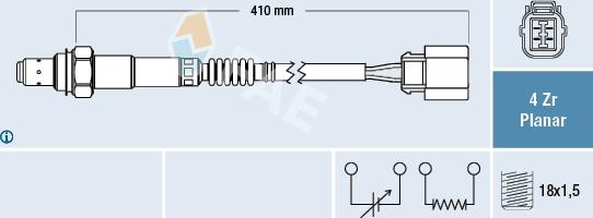 FAE 77322 - Sonda lambda www.autoricambit.com