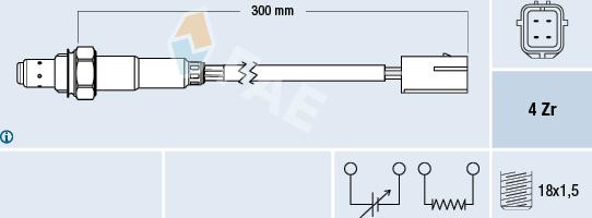 FAE 77254 - Sonda lambda www.autoricambit.com