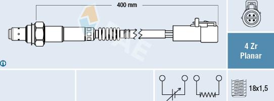 FAE 77253 - Sonda lambda www.autoricambit.com