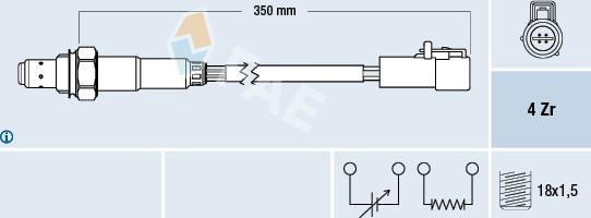 FAE 77264 - Sonda lambda www.autoricambit.com