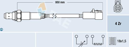 FAE 77262 - Sonda lambda www.autoricambit.com