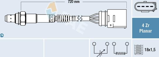 FAE 77204 - Sonda lambda www.autoricambit.com