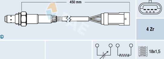 FAE 77207 - Sonda lambda www.autoricambit.com