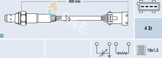 FAE 77211 - Sonda lambda www.autoricambit.com