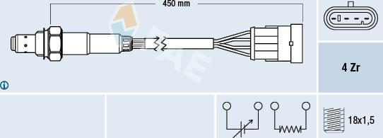 FAE 77218 - Sonda lambda www.autoricambit.com