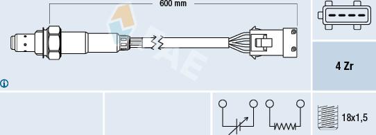 FAE 77281 - Sonda lambda www.autoricambit.com