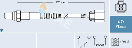 FAE 77288 - Sonda lambda www.autoricambit.com