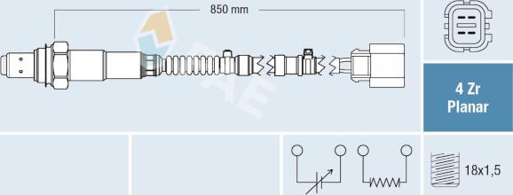 FAE 77795 - Sonda lambda www.autoricambit.com