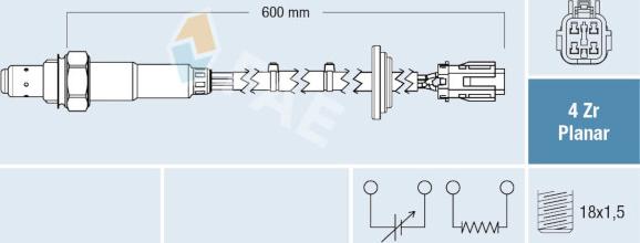 FAE 77701 - Sonda lambda www.autoricambit.com