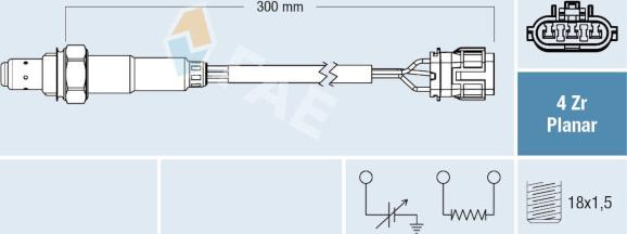 FAE 77710 - Sonda lambda www.autoricambit.com