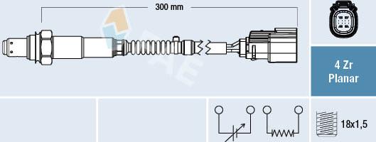 FAE 77782 - Sonda lambda www.autoricambit.com