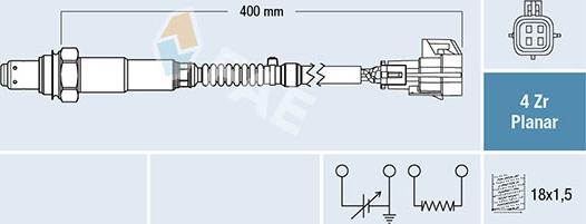 FAE 77778 - Sonda lambda www.autoricambit.com