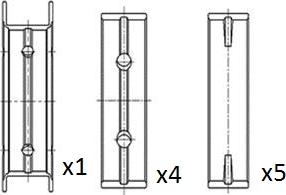 FAI AutoParts BM1113-025 - Cuscinetto albero a gomiti www.autoricambit.com