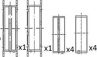 FAI AutoParts BM1055-025 - Cuscinetto albero a gomiti www.autoricambit.com