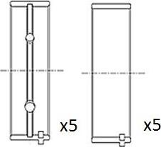 FAI AutoParts BM1001-STD - Cuscinetto albero a gomiti www.autoricambit.com