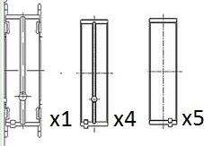 FAI AutoParts BM1010-STD - Cuscinetto albero a gomiti www.autoricambit.com