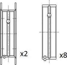 FAI AutoParts BM1037-STD - Cuscinetto albero a gomiti www.autoricambit.com