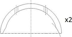 FAI AutoParts BT3007-STD - Spessore di registro,Albero a gomiti www.autoricambit.com