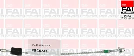 FAI AutoParts FBC0249 - Cavo comando, Freno stazionamento www.autoricambit.com