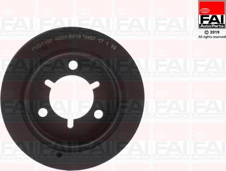 FAI AutoParts FVD1100 - Puleggia cinghia, Albero a gomiti www.autoricambit.com