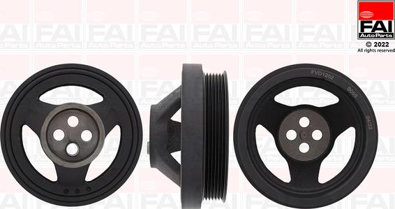 FAI AutoParts FVD1202 - Puleggia cinghia, Albero a gomiti www.autoricambit.com