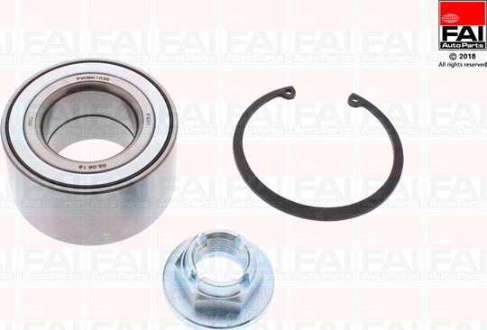 FAI AutoParts FWBK1035 - Kit cuscinetto ruota www.autoricambit.com