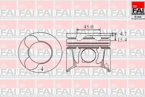 FAI AutoParts PK6-060 - Pistone www.autoricambit.com