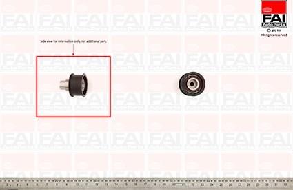 FAI AutoParts T9263 - Galoppino/Guidacinghia, Cinghia dentata www.autoricambit.com